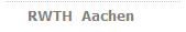 RWTH  Aachen